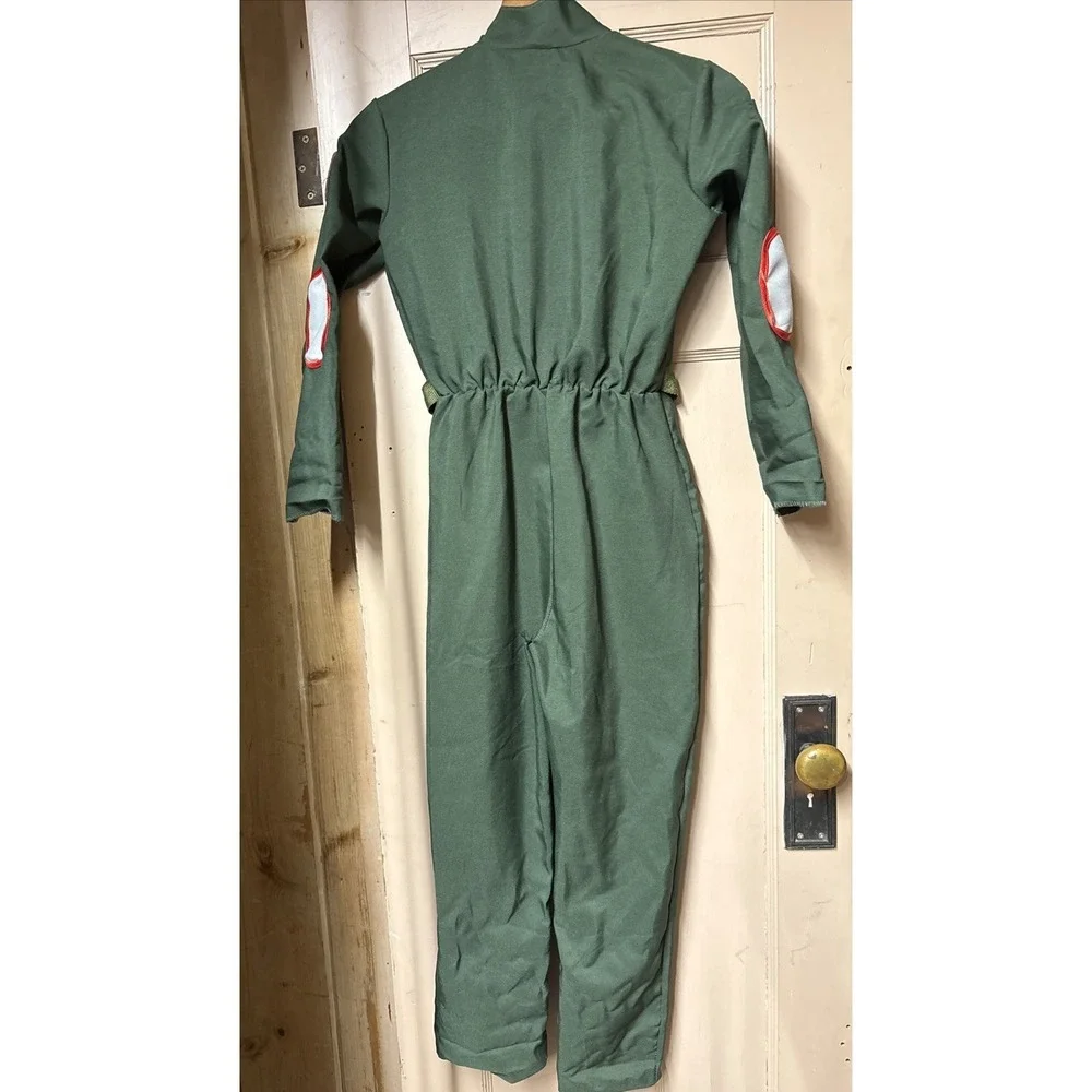 Hyde & Eek! Kids Ace Fighter Pilot Jumpsuit Size Medium Costume Creative Play